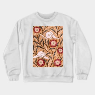 Art Deco Flowers Crewneck Sweatshirt